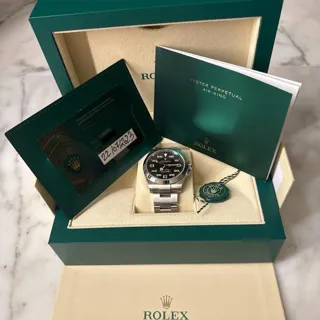 Rolex Air King 126900 40mm Stainless steel Black