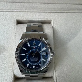 Rolex Sky-Dweller 326934 42mm Stainless steel Blue