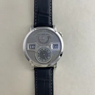 A. Lange & Söhne Zeitwerk 140.048 42mm Platinum Gray