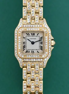 Cartier Panthère 8057915 22mm Diamonds$18k Yellow Gold White