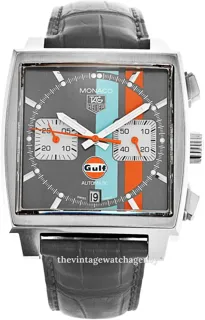 TAG Heuer Monaco CAW2113.FC6250 39mm Stainless steel Black