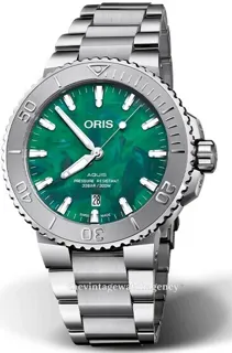 Oris Aquis 01 733 7770 4137-07 8 18 05P 36.5mm Brushed/polished steel Green