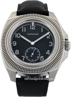 Longines Pilot Majetek L2.838.1.53.2 Titanium Black