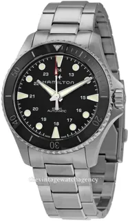 Hamilton Khaki Navy H82515130 Stainless steel Black