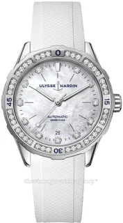 Ulysse Nardin Lady Diver 8163-182B-3/10 39mm Stainless steel White