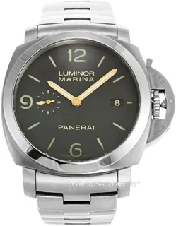 Panerai Contemporary Luminor 1950 Marina PAM 00352 Brushed titanium Brown