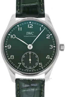 IWC Portugieser IW3583-10 Stainless steel green