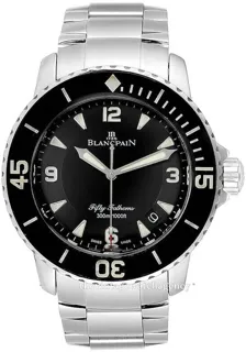 Blancpain Fifty Fathoms 5015-1130-71S Stainless steel Black