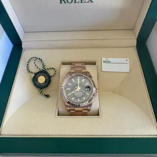 Rolex Sky-Dweller 326935 42mm Rose gold Gray