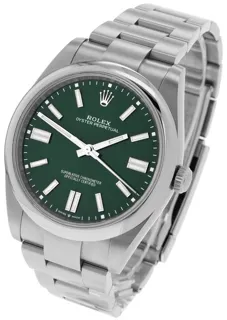 Rolex Oyster Perpetual 41 124300 41mm Stainless steel Green