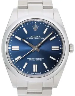 Rolex Oyster Perpetual 41 124300 41mm Stainless steel Blue