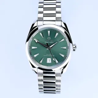 Omega Aqua Terra 220.10.38.20.10.002 38mm Stainless steel Green