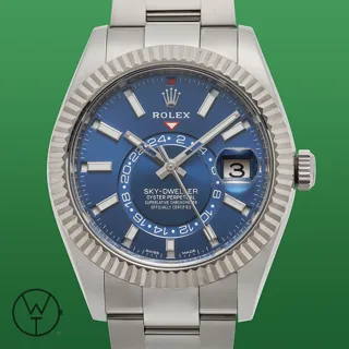 Rolex Sky-Dweller 326934 42mm Stainless steel blue