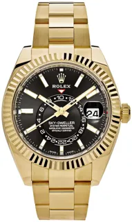 Rolex Sky-Dweller 336938 42mm Yellow gold Black