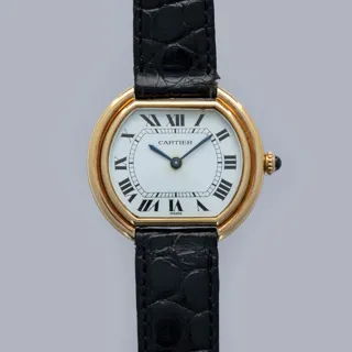 Cartier Ellipse Gondole 78091 29mm 18k yellow gold White