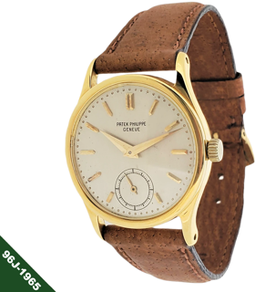 Patek Philippe Calatrava 96J 31mm Yellow gold Silver