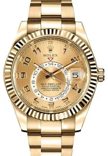 Rolex Sky-Dweller 326938 ( DIAL) 42mm Yellow gold Golden