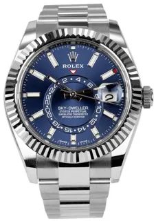 Rolex Sky-Dweller 326934 42mm Stainless steel Blue