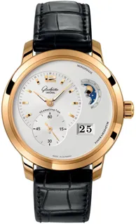 Glashütte PanoMaticLunar XL 90-02-34-11-05 42mm Rose gold Silver