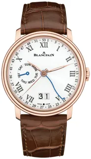 Blancpain Villeret 6637-3631-55B 42mm Rose gold White