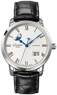 Glashütte Senator Panorama Date 100-04-32-12-04 40mm Stainless steel Silver