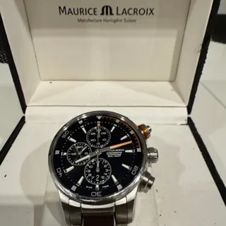 Maurice Lacroix Pontos S PT6008-SS002-332-1 43mm Stainless steel Black