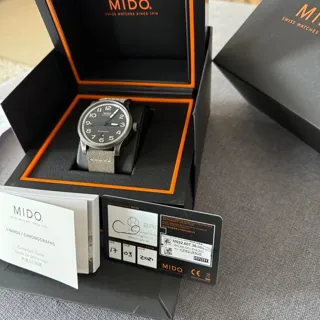 Mido Multifort M032.607.36.090.00 44mm Stainless steel Green