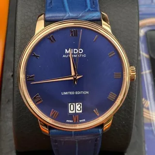 Mido Baroncelli M027.426.36.043.00 40mm Stainless steel Blue