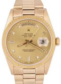 Rolex Day-Date 36 18238 36mm Yellow gold Champagne