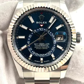 Rolex Sky-Dweller 336934 42mm Stainless steel Blue