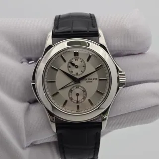 Patek Philippe Calatrava 5134P-001 37mm Platinum Silver