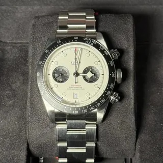 Tudor Black Bay Chrono 79360N-0002 ( BAY  ) 41mm Stainless steel White