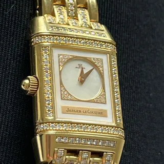 Jaeger-LeCoultre Reverso 267.1.08 21mm Yellow gold White