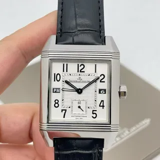 Jaeger-LeCoultre Reverso Squadra Q7008420 50mm Stainless steel White