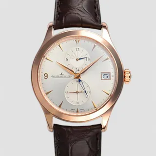 Jaeger-LeCoultre Master Hometime Q1622530 40mm Rose gold Silver