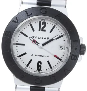 Bulgari Diagono AL 38 TA 38mm Aluminium Silver