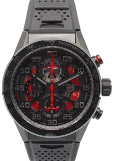 TAG Heuer Carrera CAR201D.FT6087 43.5mm Ceramic and Stainless steel Skeletonized