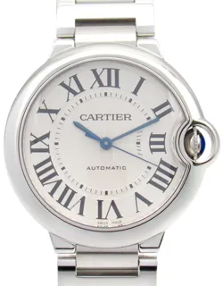 Cartier Baron blue MM W6920046 Stainless steel White