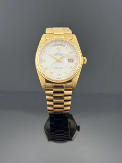 Rolex Day-Date 18038 36mm Yellow gold White