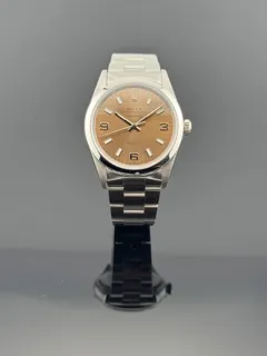 Rolex Air King 14000 34mm Stainless steel Salmon