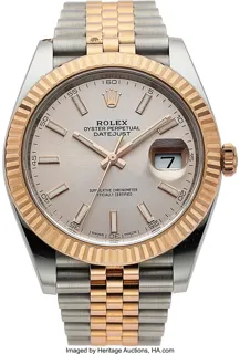 Rolex Datejust 41mm Rose gold and Stainless steel Pink