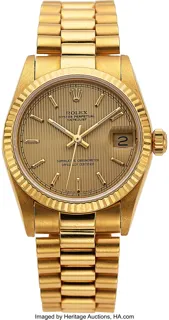 Rolex Datejust 68273 18k yellow gold Champagne