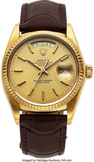 Rolex Day-Date 18038 18k yellow gold Champagne