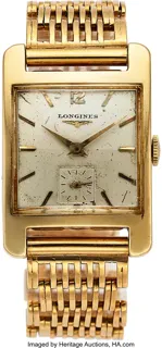 Longines 14k yellow gold Silver