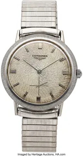 Longines 14k white gold