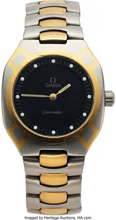 Omega Seamaster Polaris 086 8322.1 Stainless steel and 18k yellow gold Black