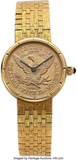 Corum 24mm 22k Yellow gold