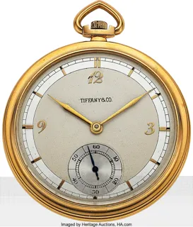 Cresarrow Watch Co. 14k yellow gold Silver