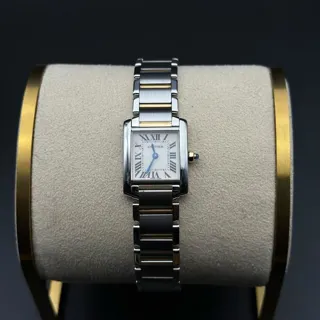 Cartier Tank Française W51007Q4 25mm Yellow gold and Stainless steel