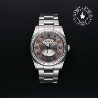 Rolex Oyster Perpetual 114200 Stainless steel Silver